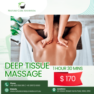 Deep Tissue Massage - 1 Hour 30 Minutes