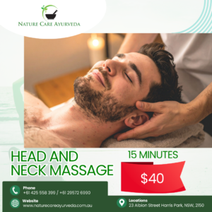 Head and Neck Massage - 15 Minutes