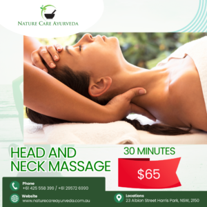 Head and Neck Massage - 30 Minutes